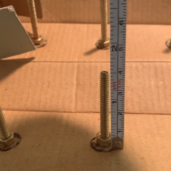 🎉🎉HP🎉12 ceramic drawer pulls/ knobs light pink/rose/white with metallic gold - Picture 11 of 12